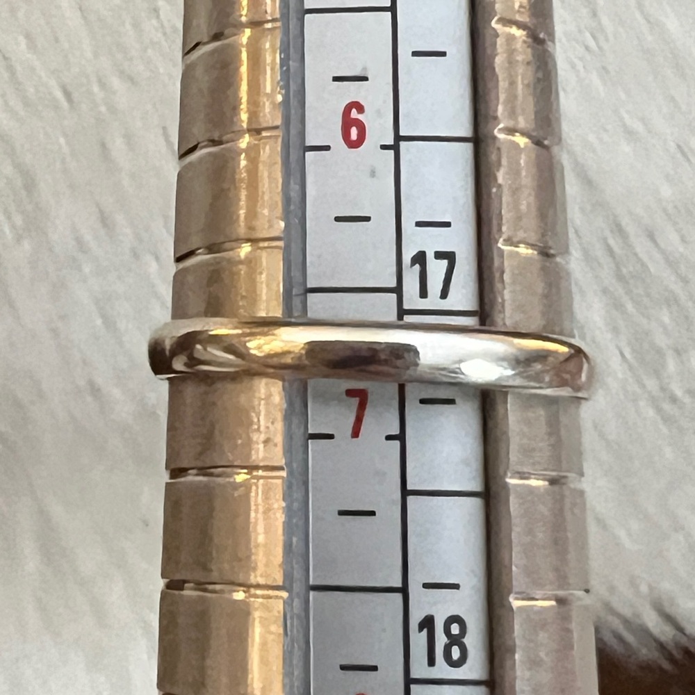 ❤️ Gorgeous Opal Navajo Style Western Artisan Sterling Silver Ring Size 6.75 - Picture 7 of 13